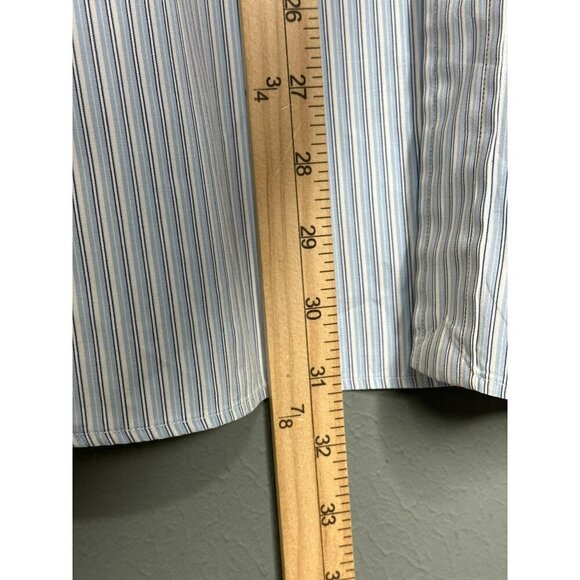 POLO by Ralph Lauren LS Button-Up Shirt Men's Large Striped Classic - Picture 9 of 11
